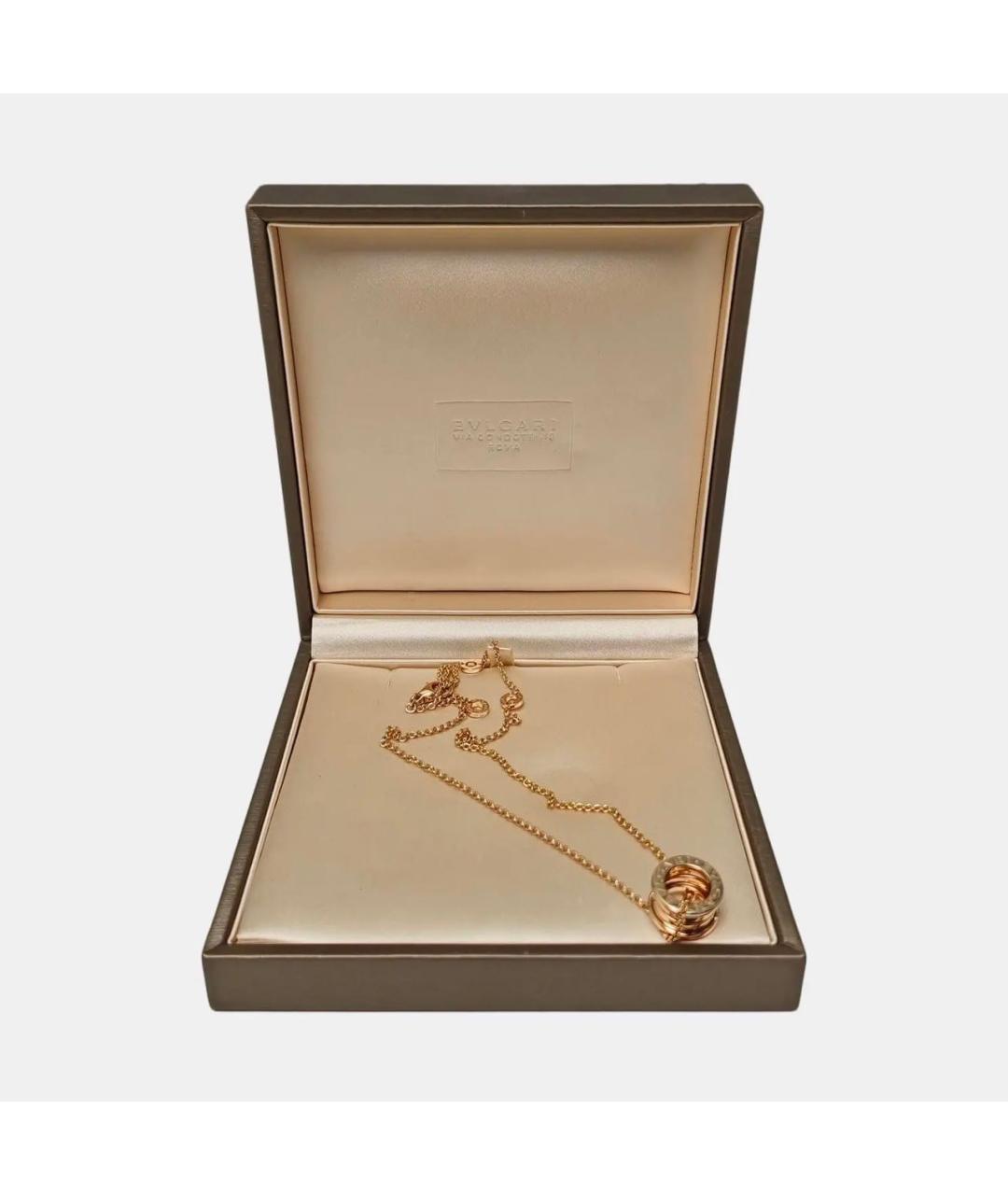 BVLGARI Золотая подвеска из розового золота, фото 5