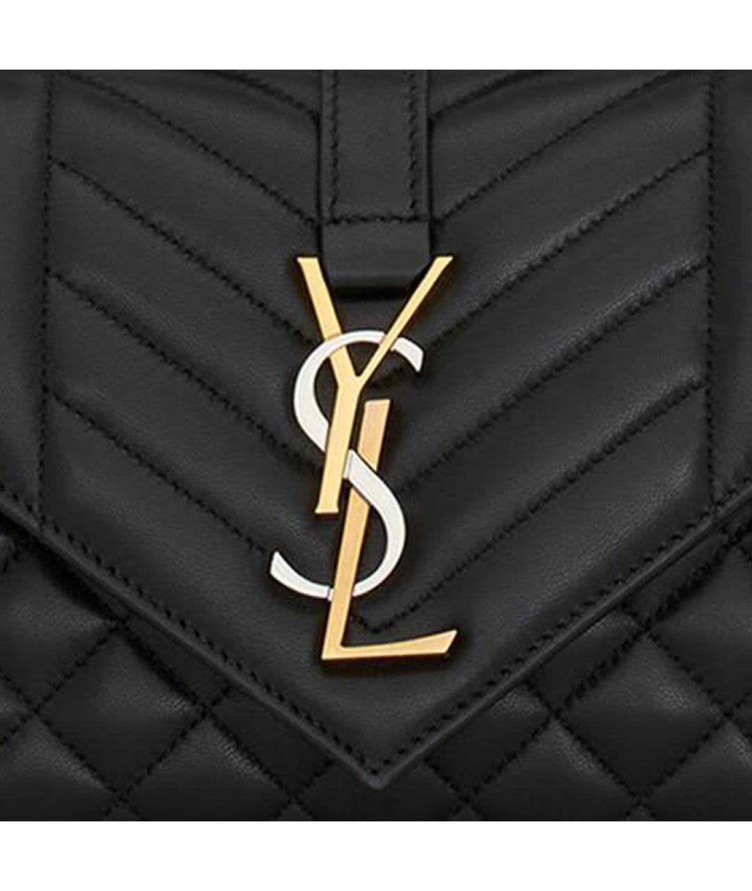 SAINT LAURENT Черная сумка через плечо, фото 7