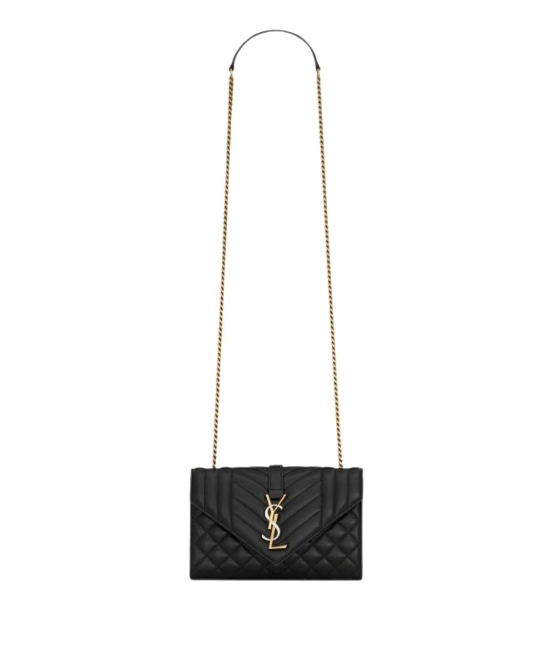 SAINT LAURENT Черная сумка через плечо, фото 1