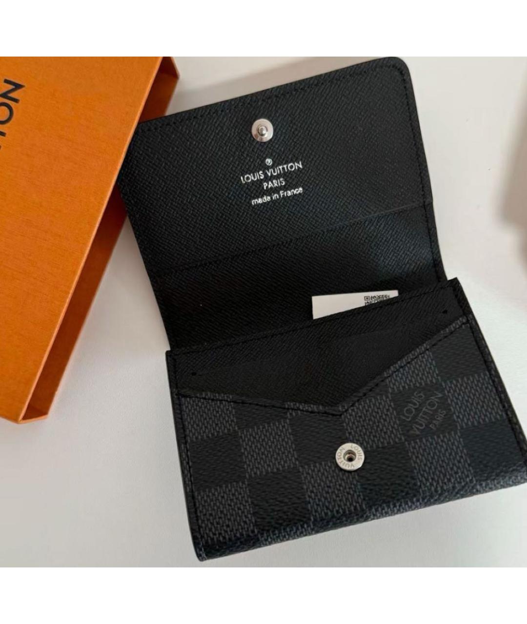 LOUIS VUITTON Черный кардхолдер, фото 3