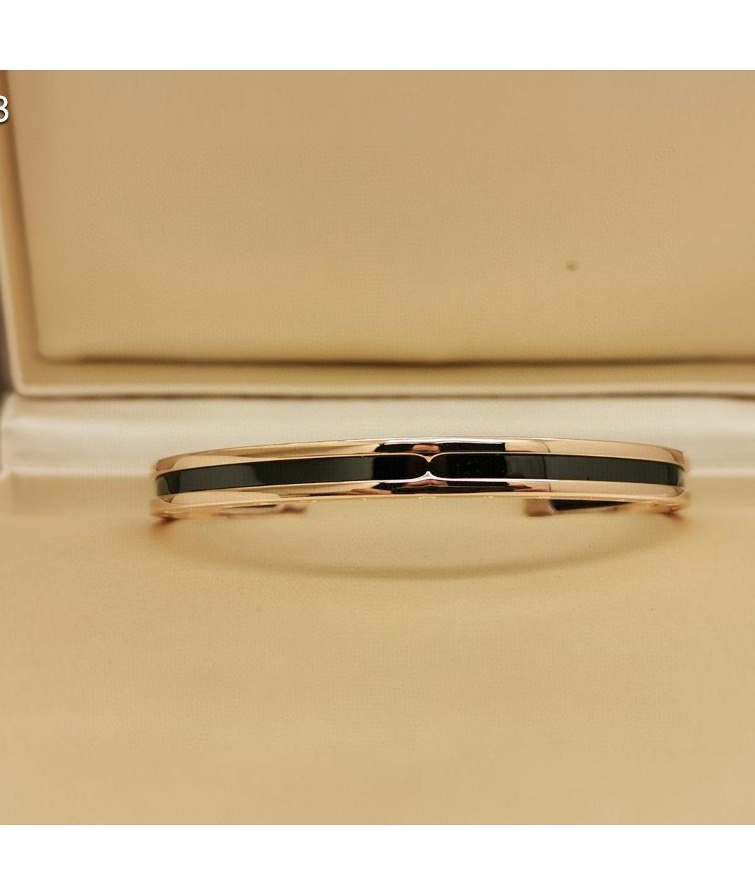 BVLGARI Черный браслет из желтого золота, фото 6