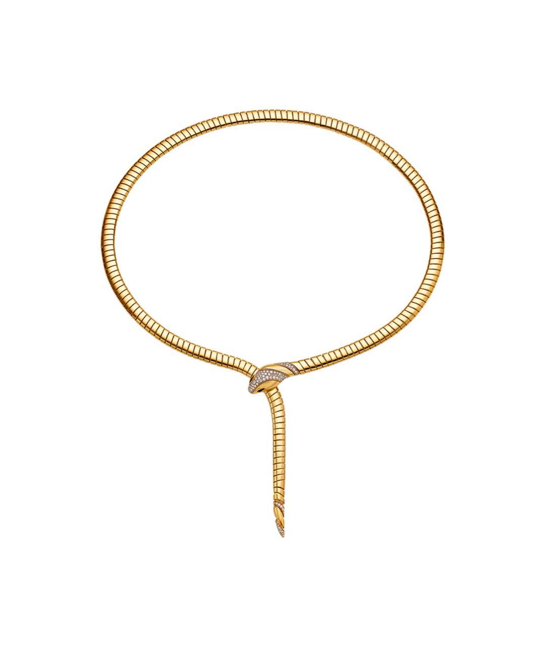 BVLGARI Желтое колье из желтого золота, фото 4