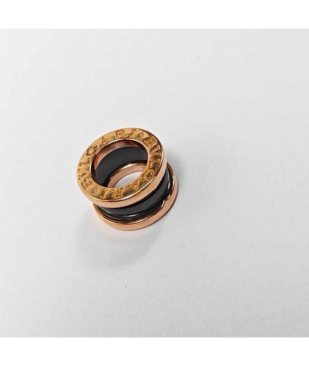 BVLGARI Черная подвеска из розового золота, фото 6