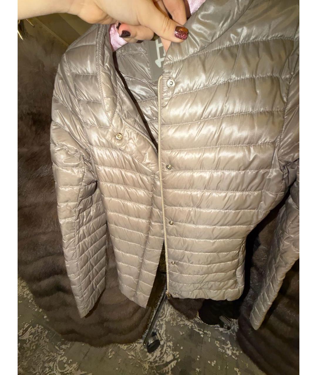 HERNO Бежевая полиамидовая куртка, фото 8