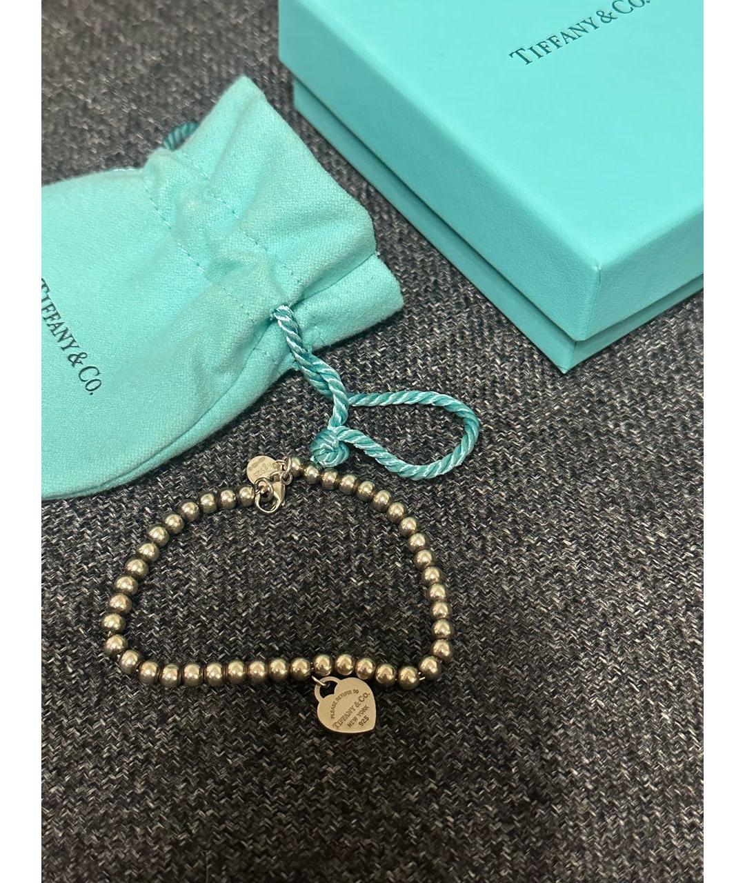 TIFFANY&CO Серебрянный серебряный браслет, фото 2