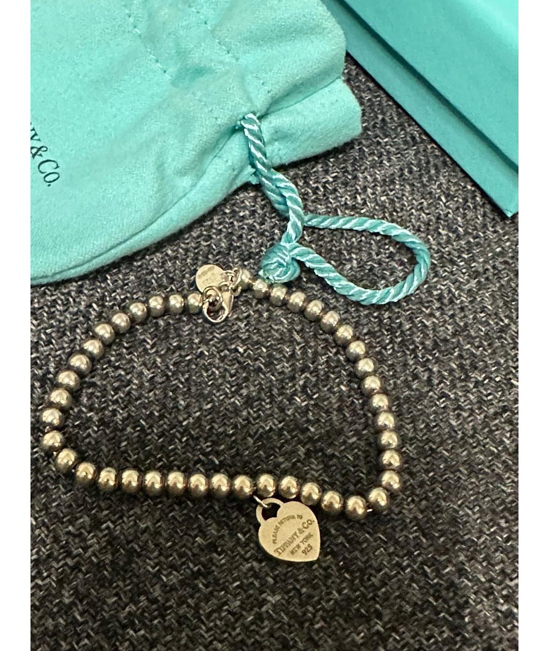 TIFFANY&CO Серебрянный серебряный браслет, фото 3