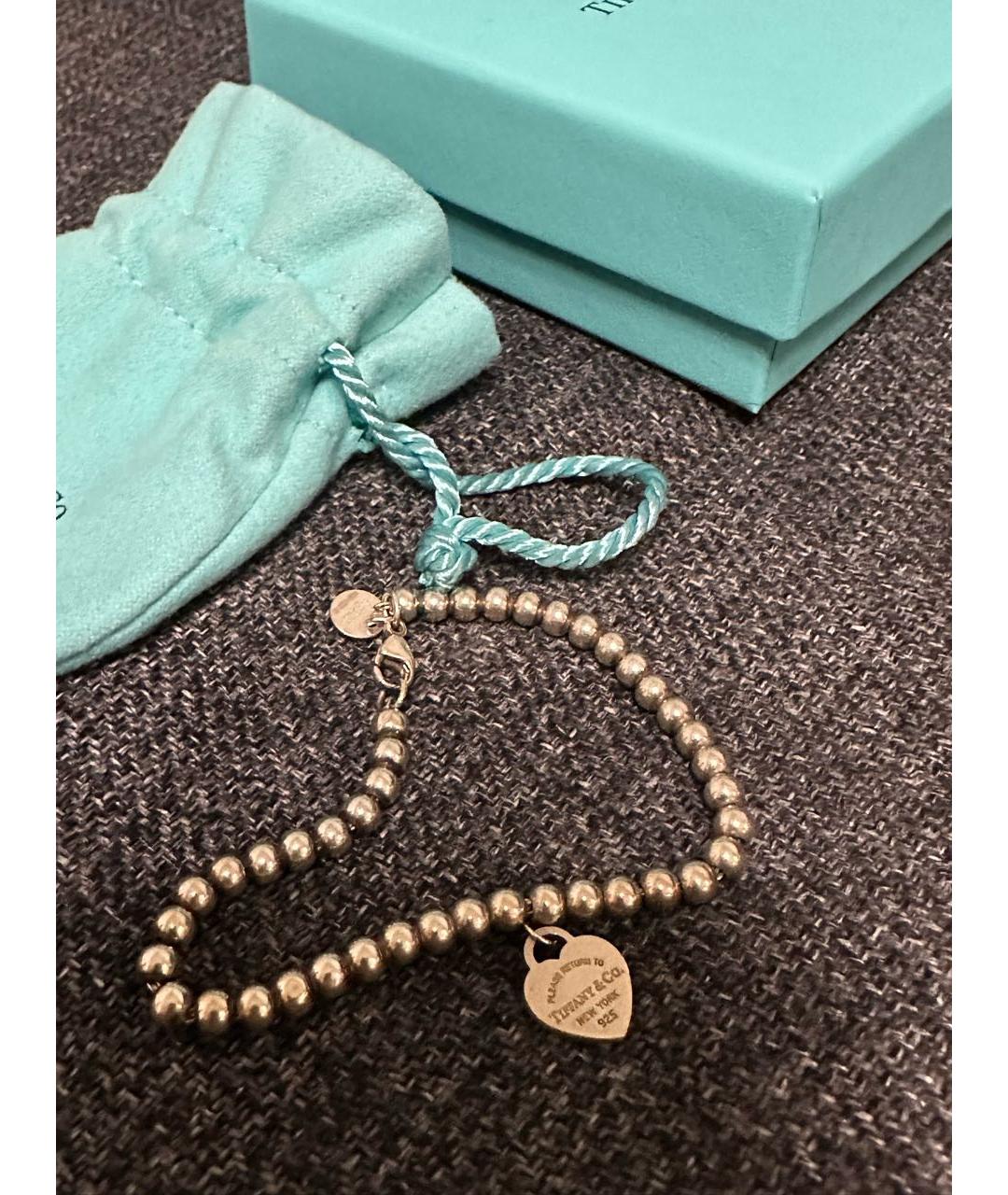 TIFFANY&CO Серебрянный серебряный браслет, фото 5