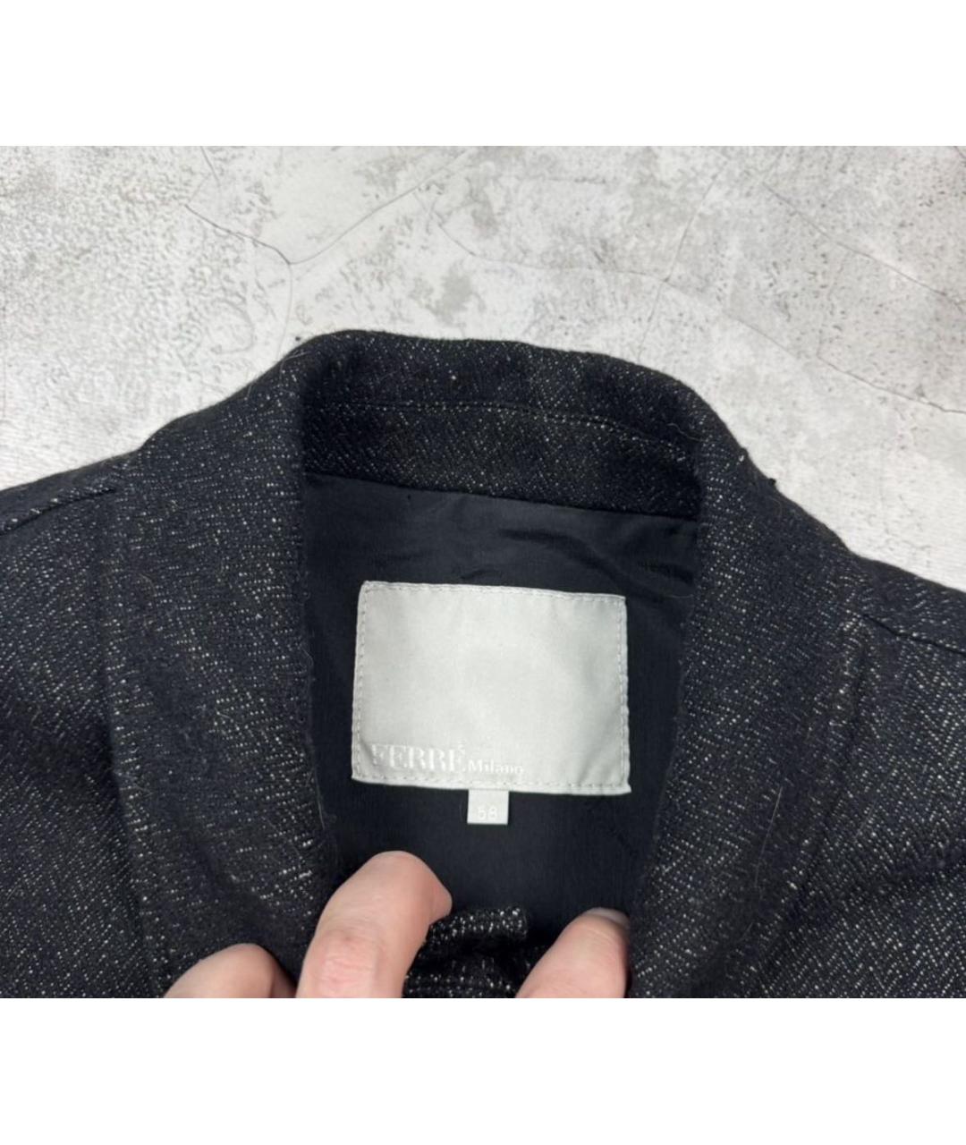 ALBERTA FERRETTI Антрацитовая куртка, фото 4