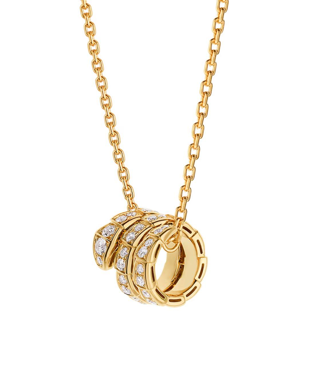 BVLGARI Желтая подвеска из желтого золота, фото 4