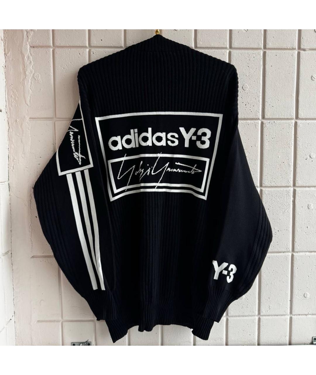 YOHJI YAMAMOTO Черный шерстяной кардиган, фото 2