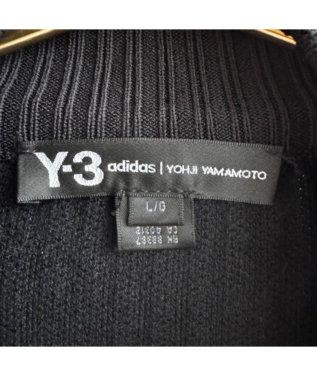YOHJI YAMAMOTO Черный шерстяной кардиган, фото 3
