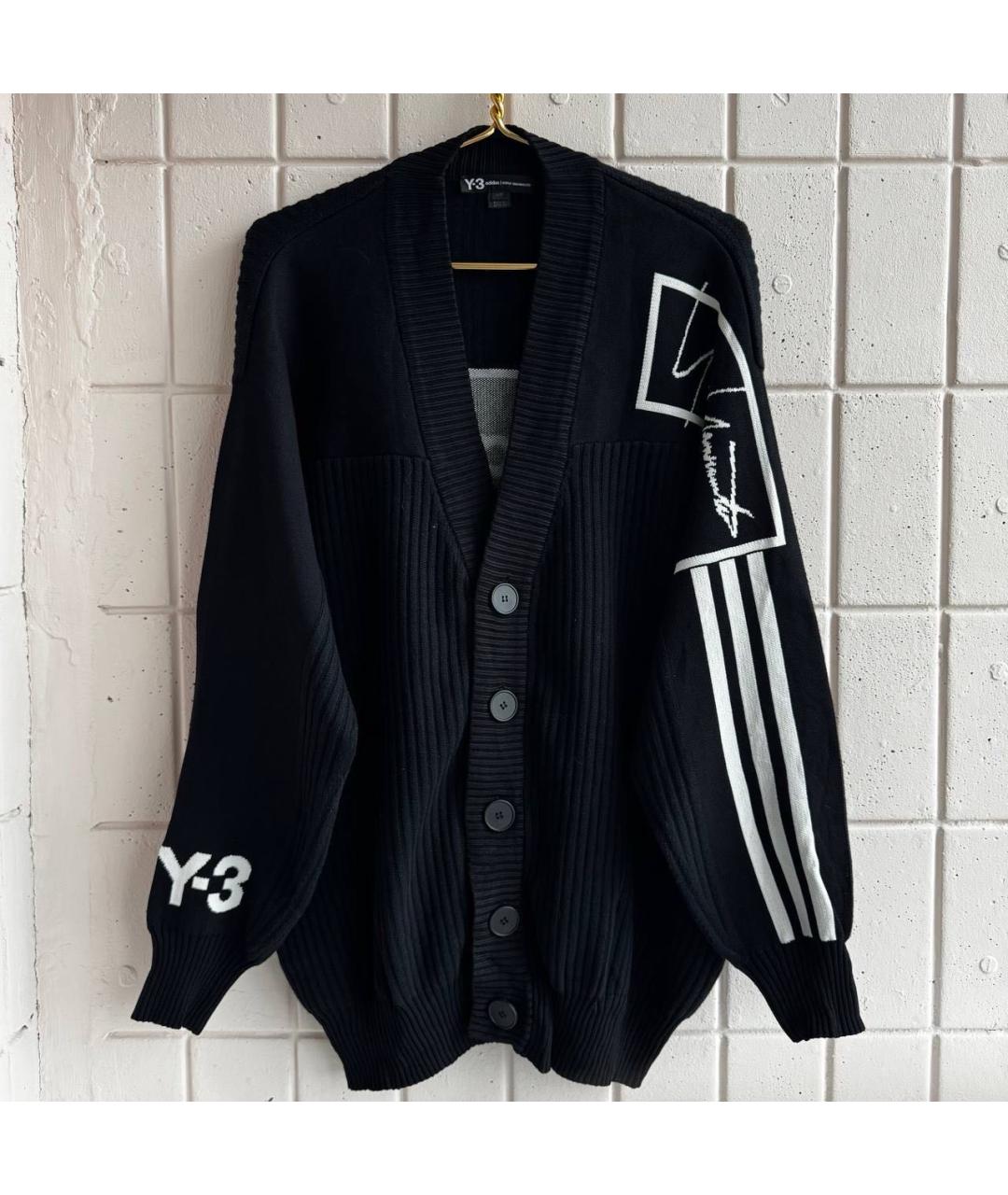 YOHJI YAMAMOTO Черный шерстяной кардиган, фото 6