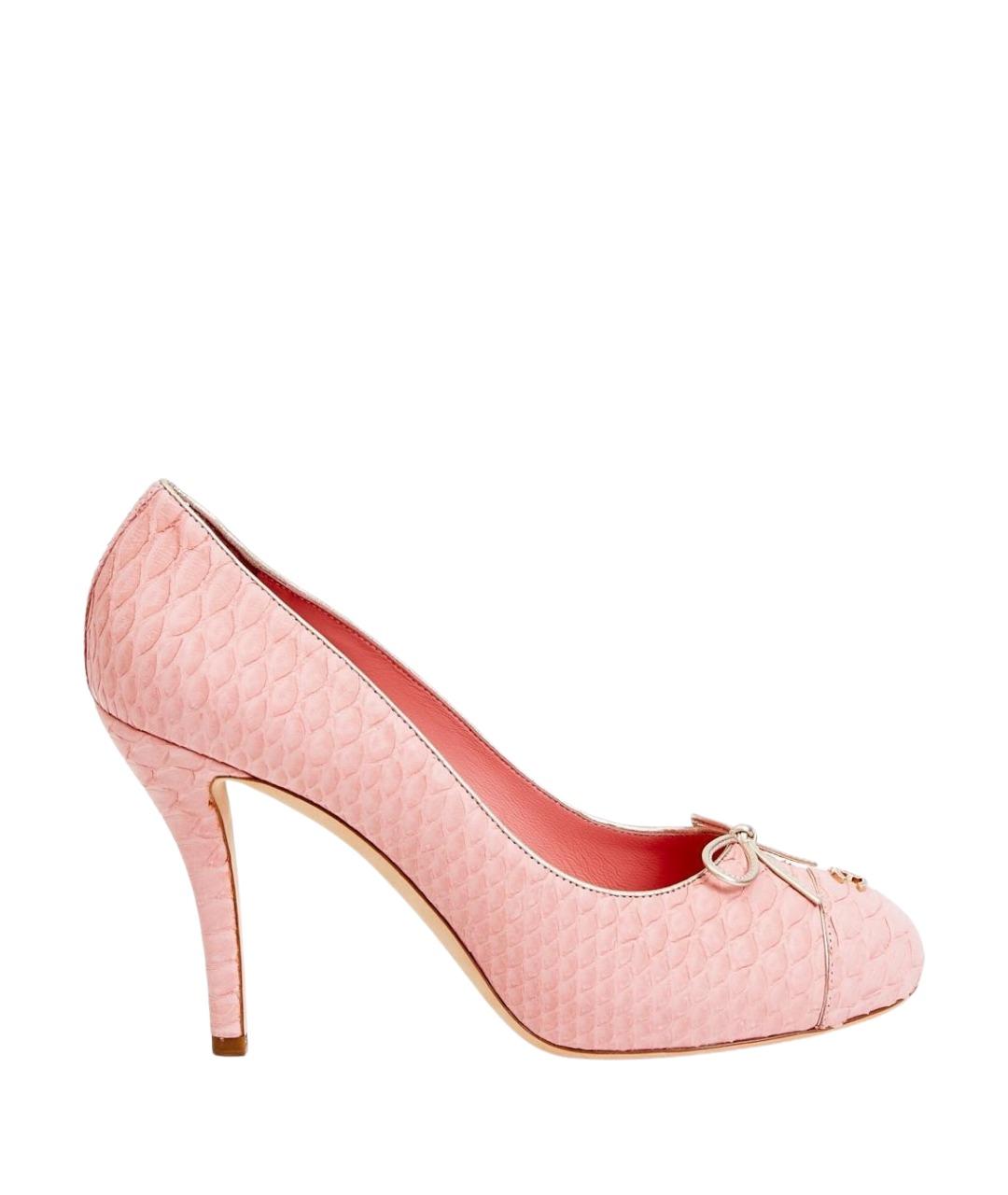 CHANEL Розовые кожаные туфли, фото 1