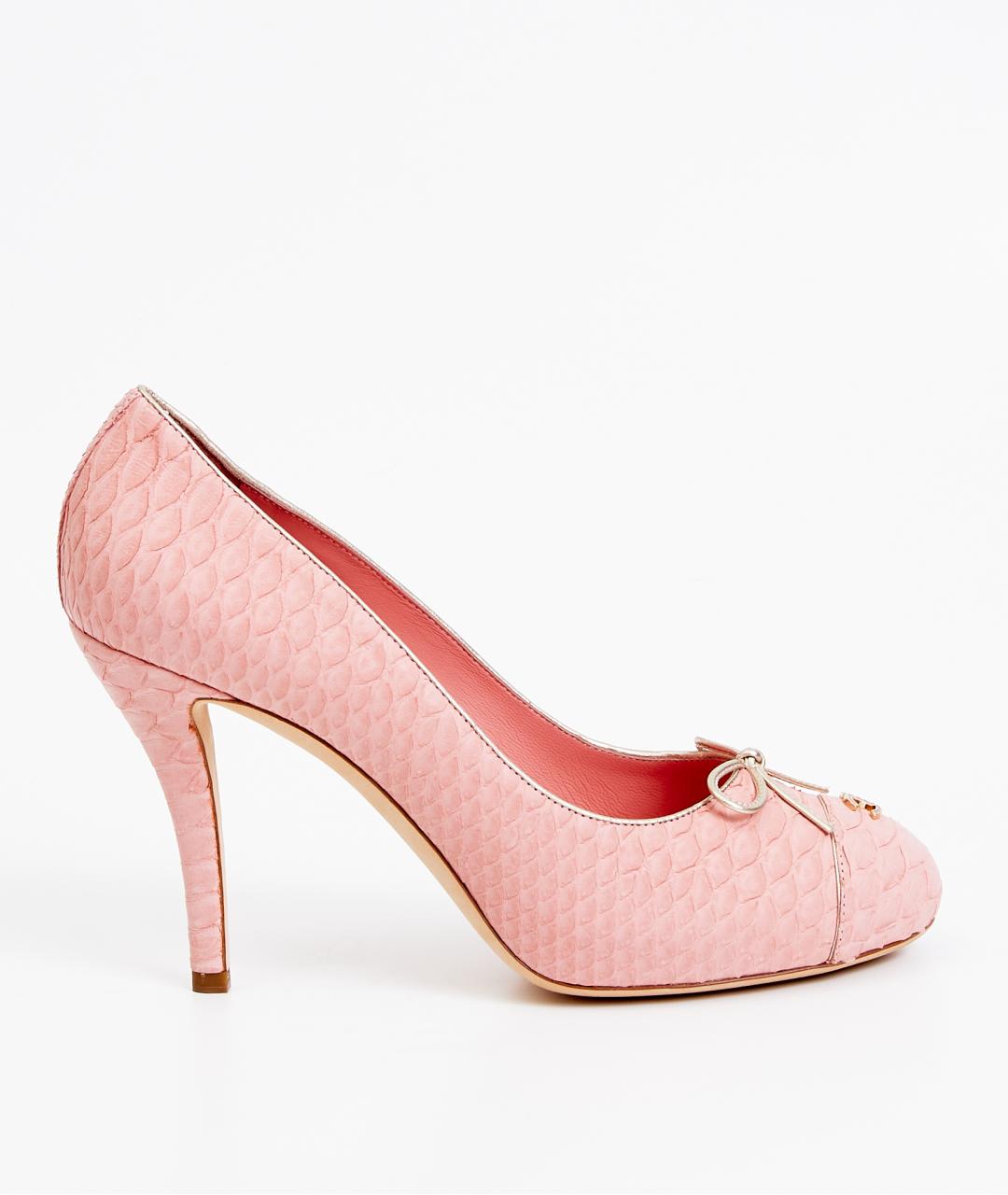 CHANEL Розовые кожаные туфли, фото 8