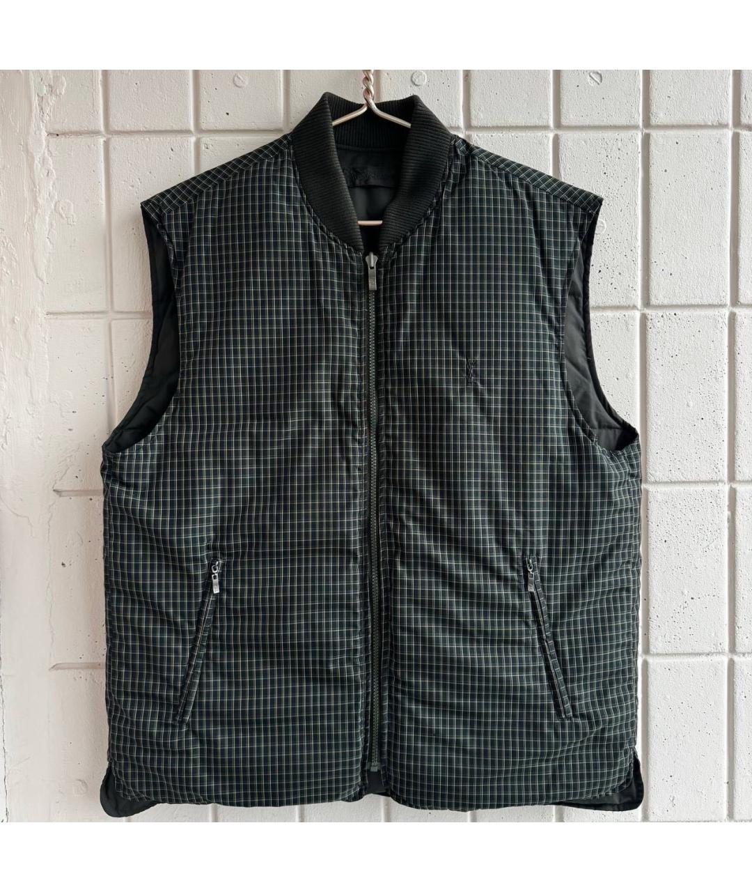 SAINT LAURENT Хаки хлопковый жилет, фото 2