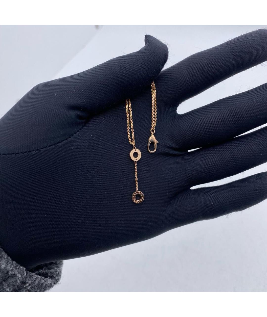 BVLGARI Бордовый браслет из розового золота, фото 6