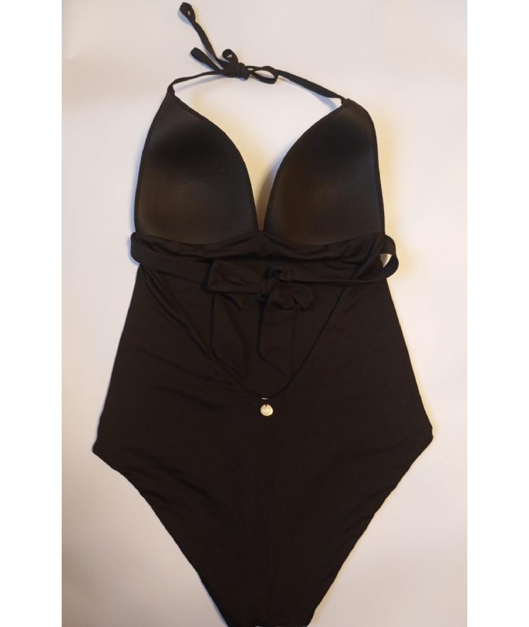 MAX MARA Черный полиэстеровый купальник, фото 9