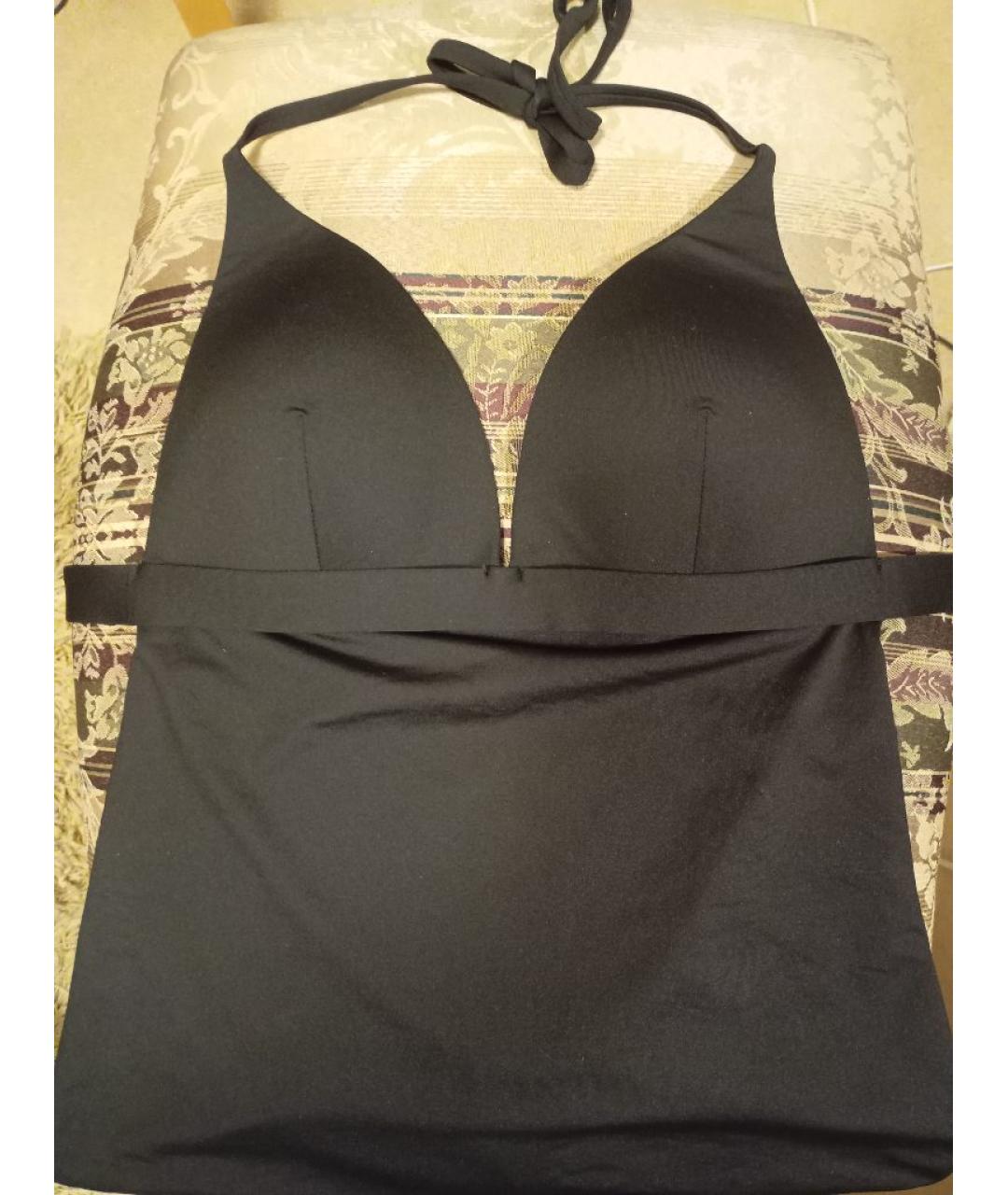 MAX MARA Черный полиэстеровый купальник, фото 6