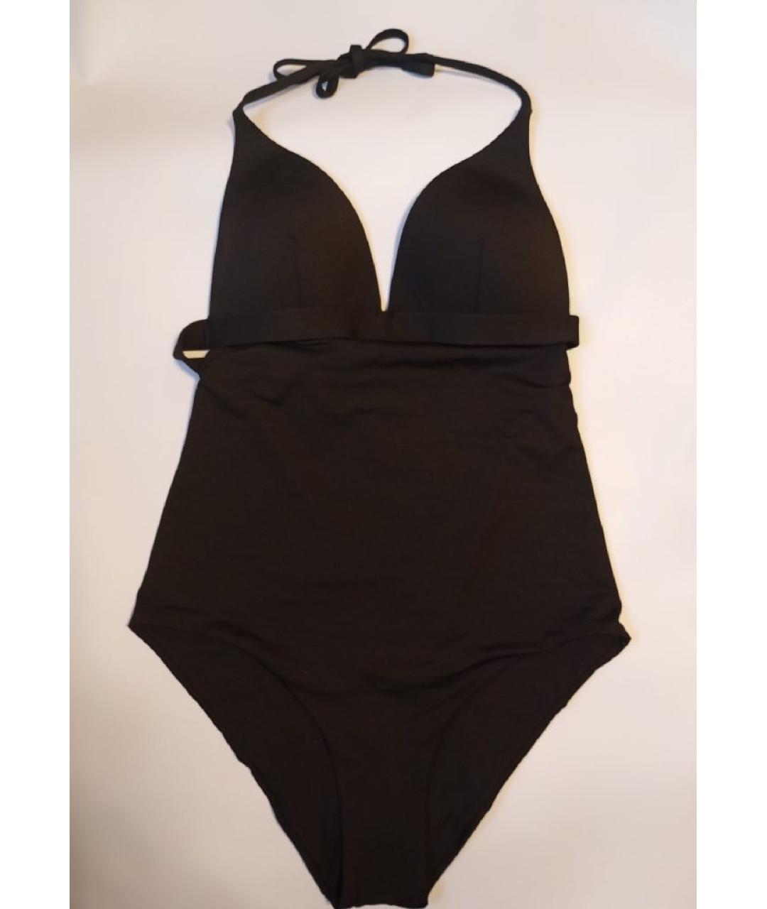 MAX MARA Черный полиэстеровый купальник, фото 8