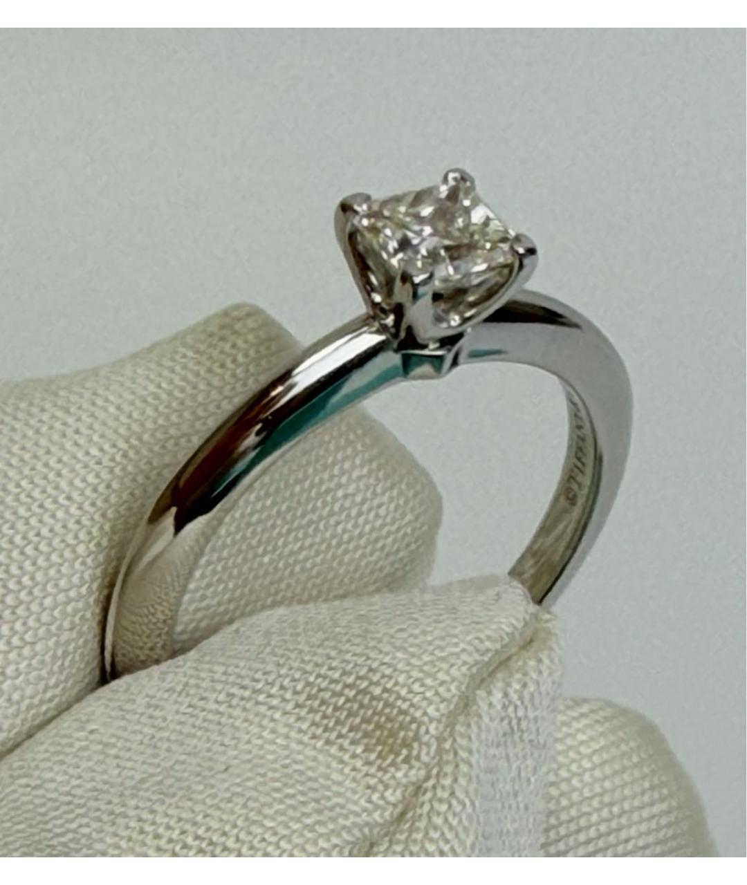 TIFFANY&CO Серебряное платиновое кольцо, фото 7