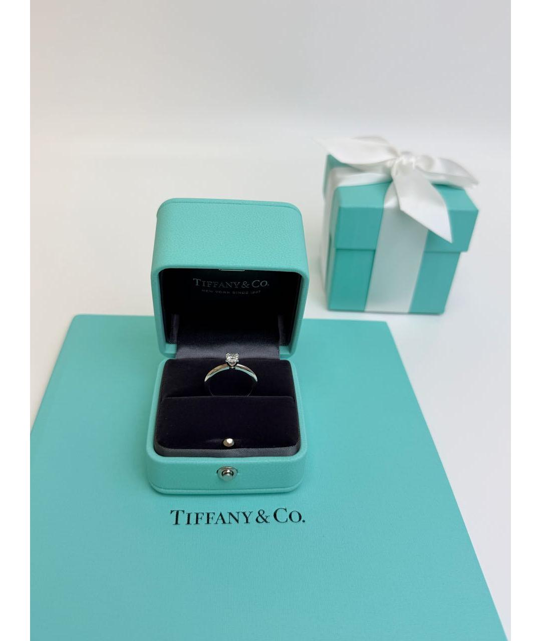 TIFFANY&CO Серебряное платиновое кольцо, фото 4