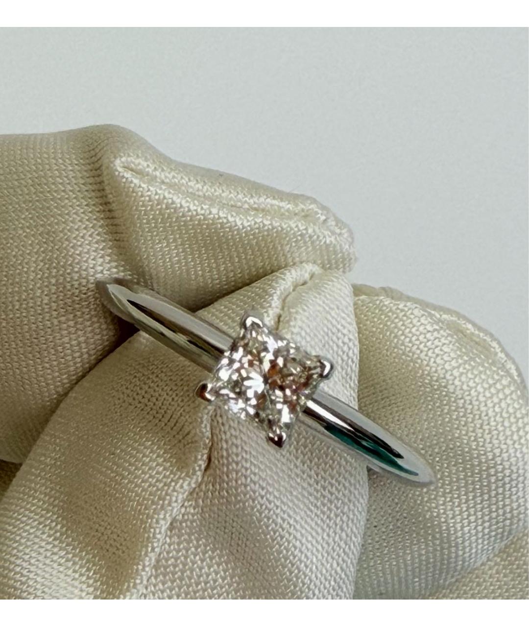 TIFFANY&CO Серебряное платиновое кольцо, фото 6