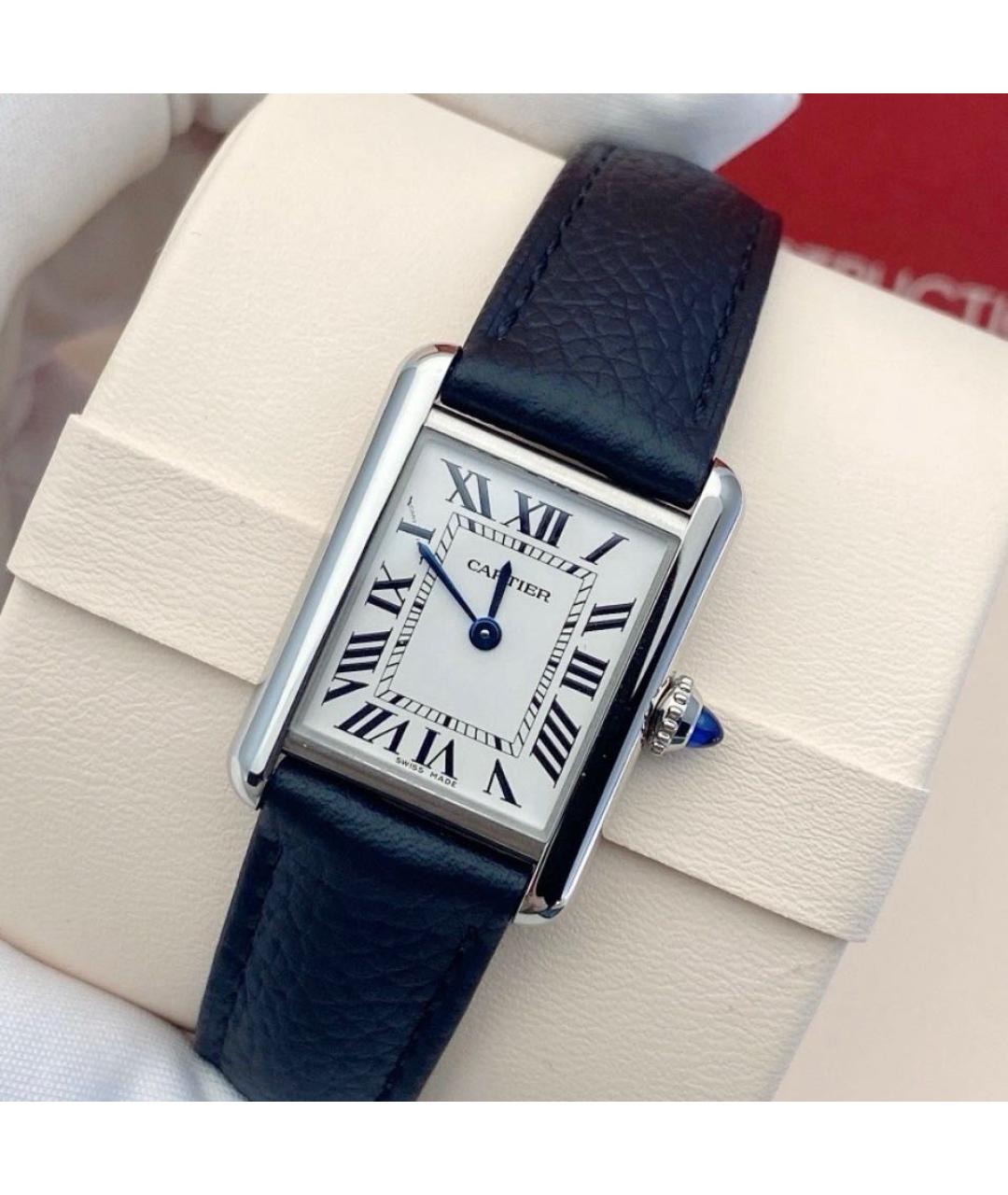 CARTIER Белые часы, фото 4