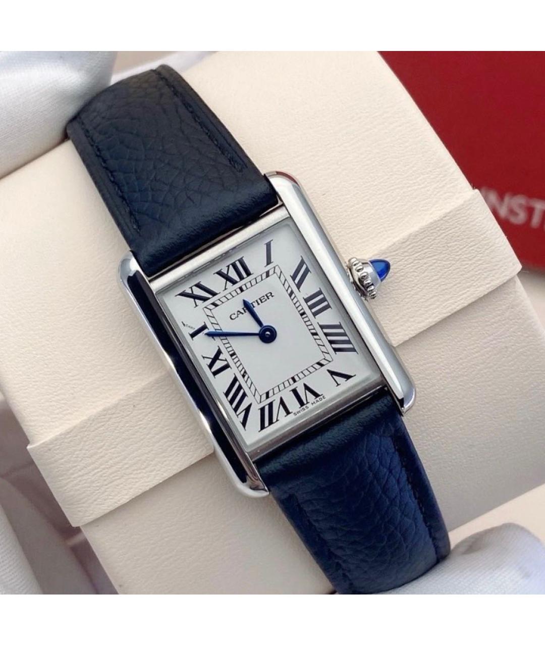 CARTIER Белые часы, фото 3