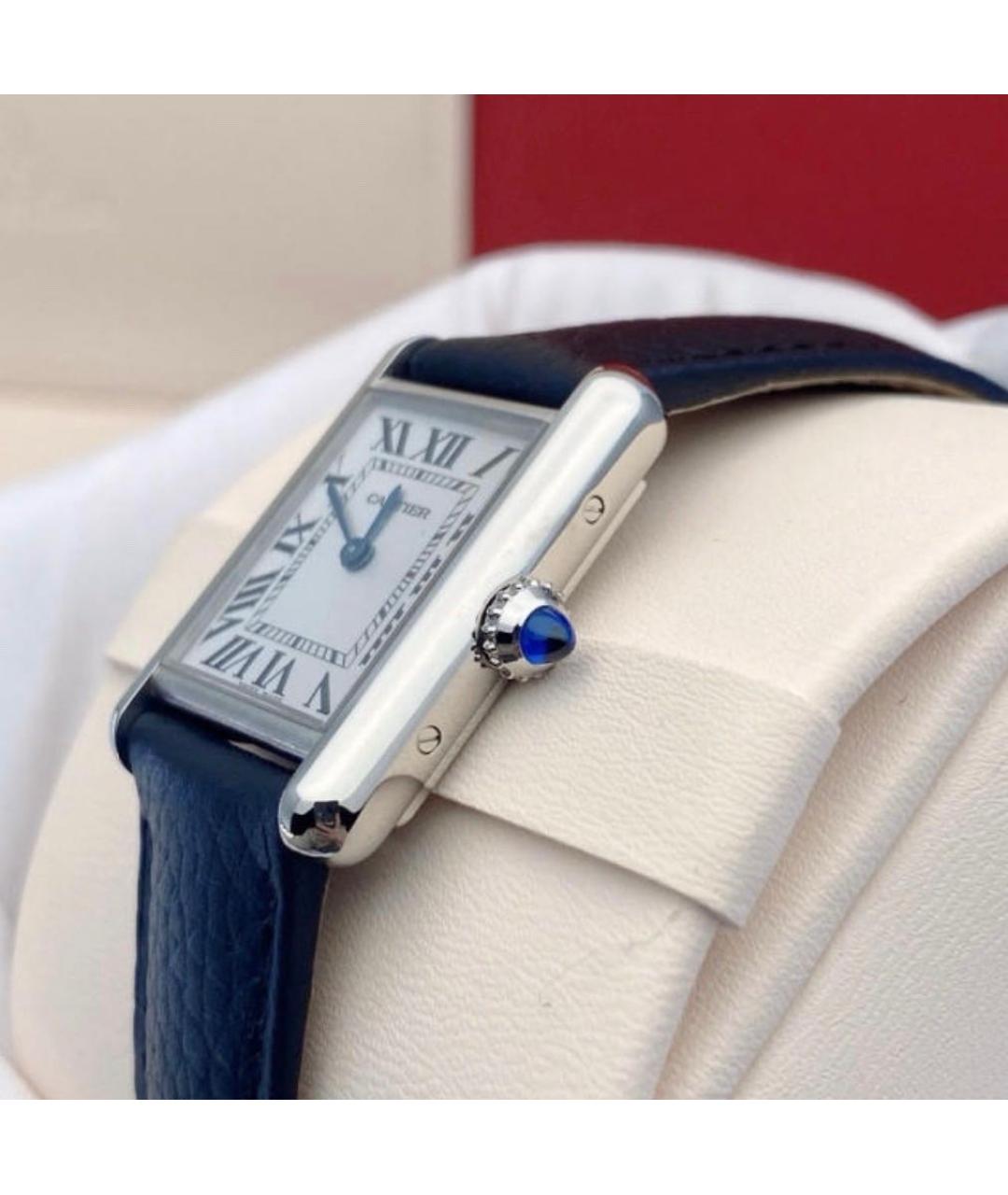 CARTIER Белые часы, фото 6