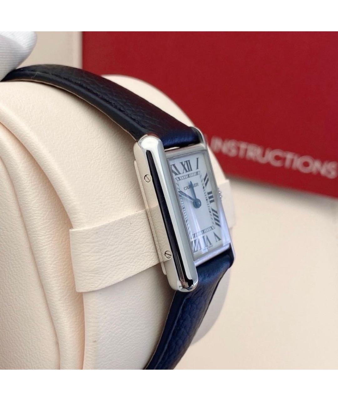 CARTIER Белые часы, фото 5