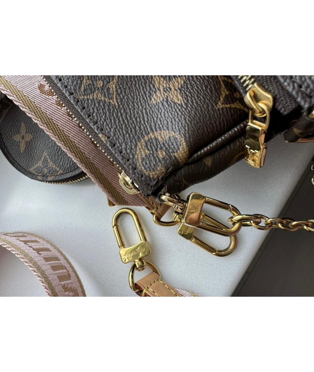 LOUIS VUITTON Коричневая сумка через плечо, фото 3