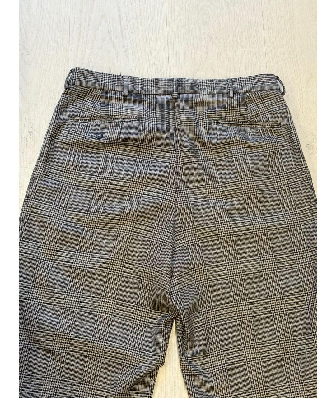 POLO RALPH LAUREN Бежевые хлопковые повседневные брюки, фото 8