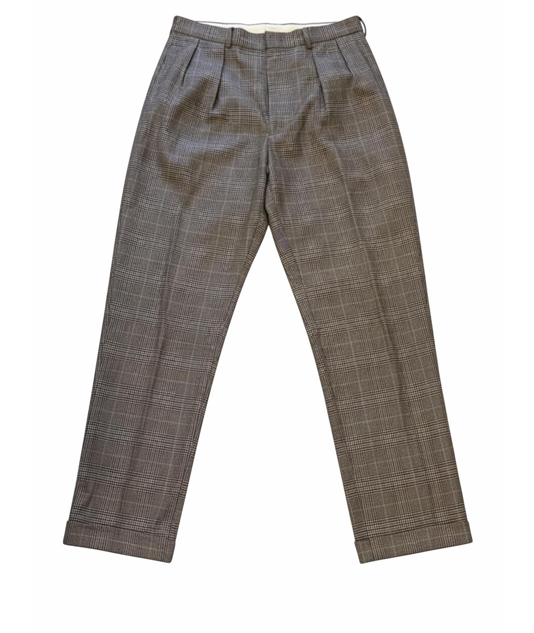 POLO RALPH LAUREN Бежевые хлопковые повседневные брюки, фото 1