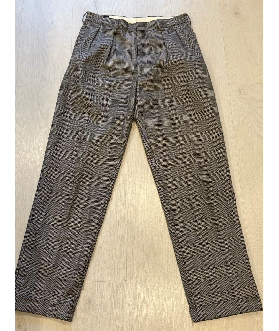 POLO RALPH LAUREN Бежевые хлопковые повседневные брюки, фото 9