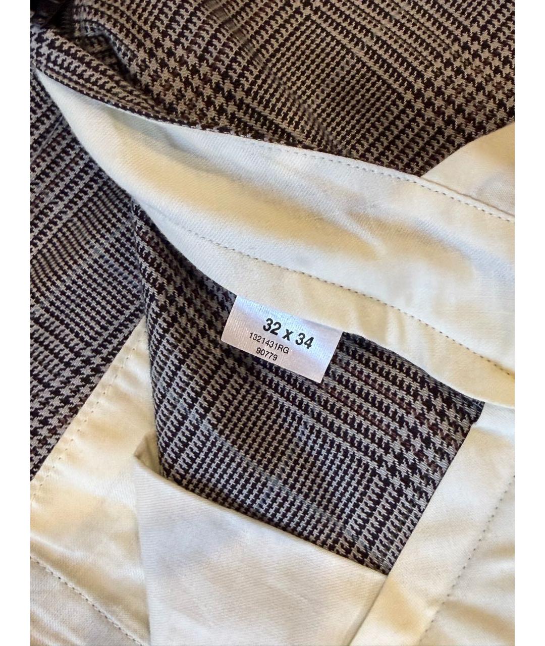 POLO RALPH LAUREN Бежевые хлопковые повседневные брюки, фото 4