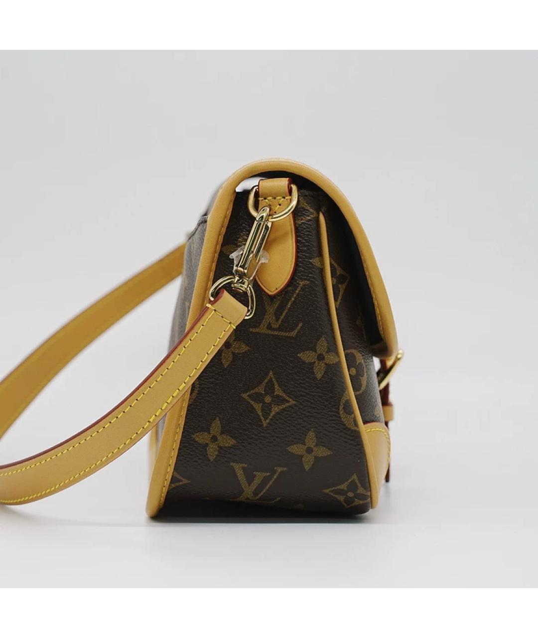 LOUIS VUITTON Коричневая сумка через плечо, фото 3