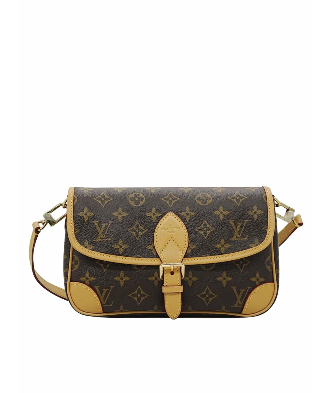 LOUIS VUITTON Коричневая сумка через плечо, фото 1