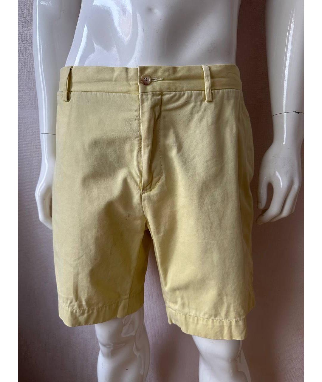 POLO RALPH LAUREN Желтые хлопковые шорты, фото 6