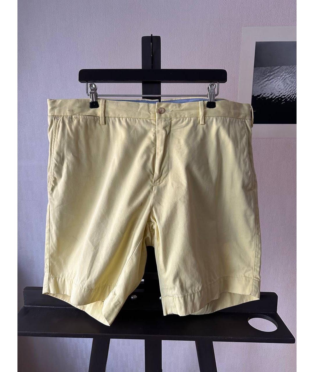 POLO RALPH LAUREN Желтые хлопковые шорты, фото 8