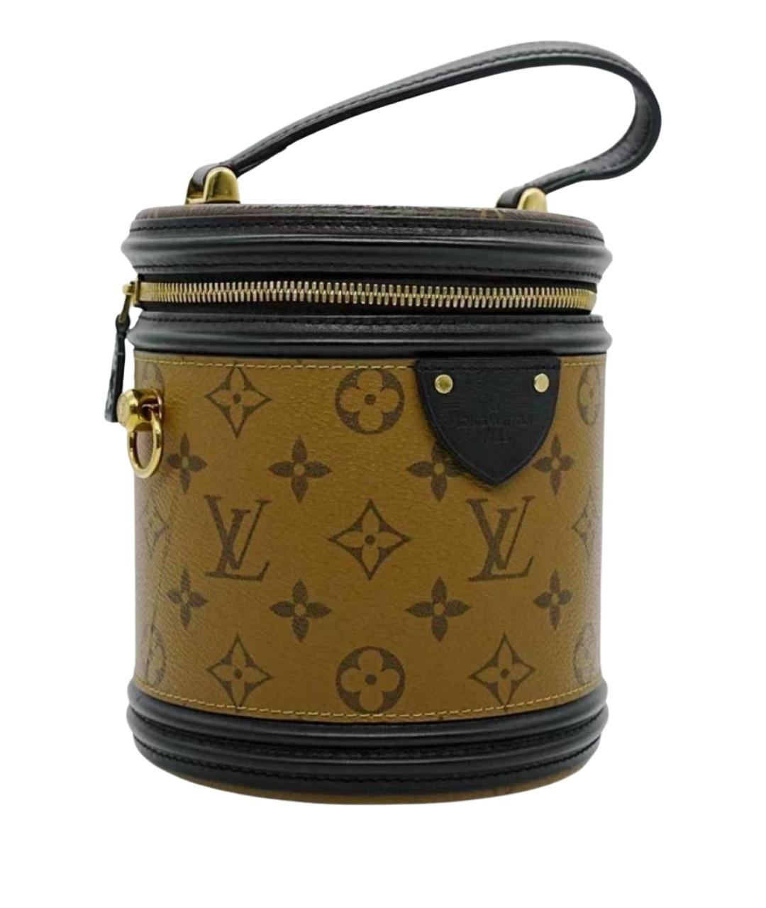 LOUIS VUITTON Коричневая сумка с короткими ручками, фото 1