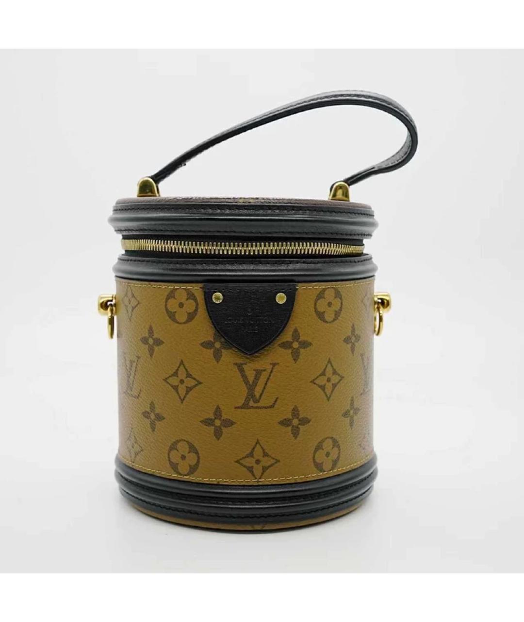 LOUIS VUITTON Коричневая сумка с короткими ручками, фото 9