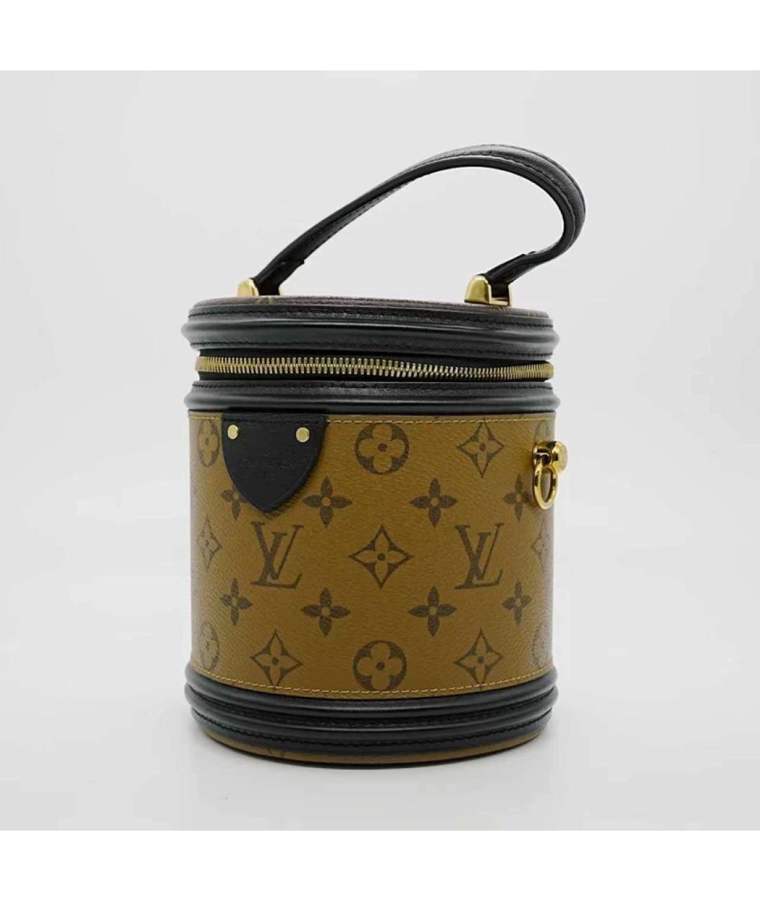 LOUIS VUITTON Коричневая сумка с короткими ручками, фото 3