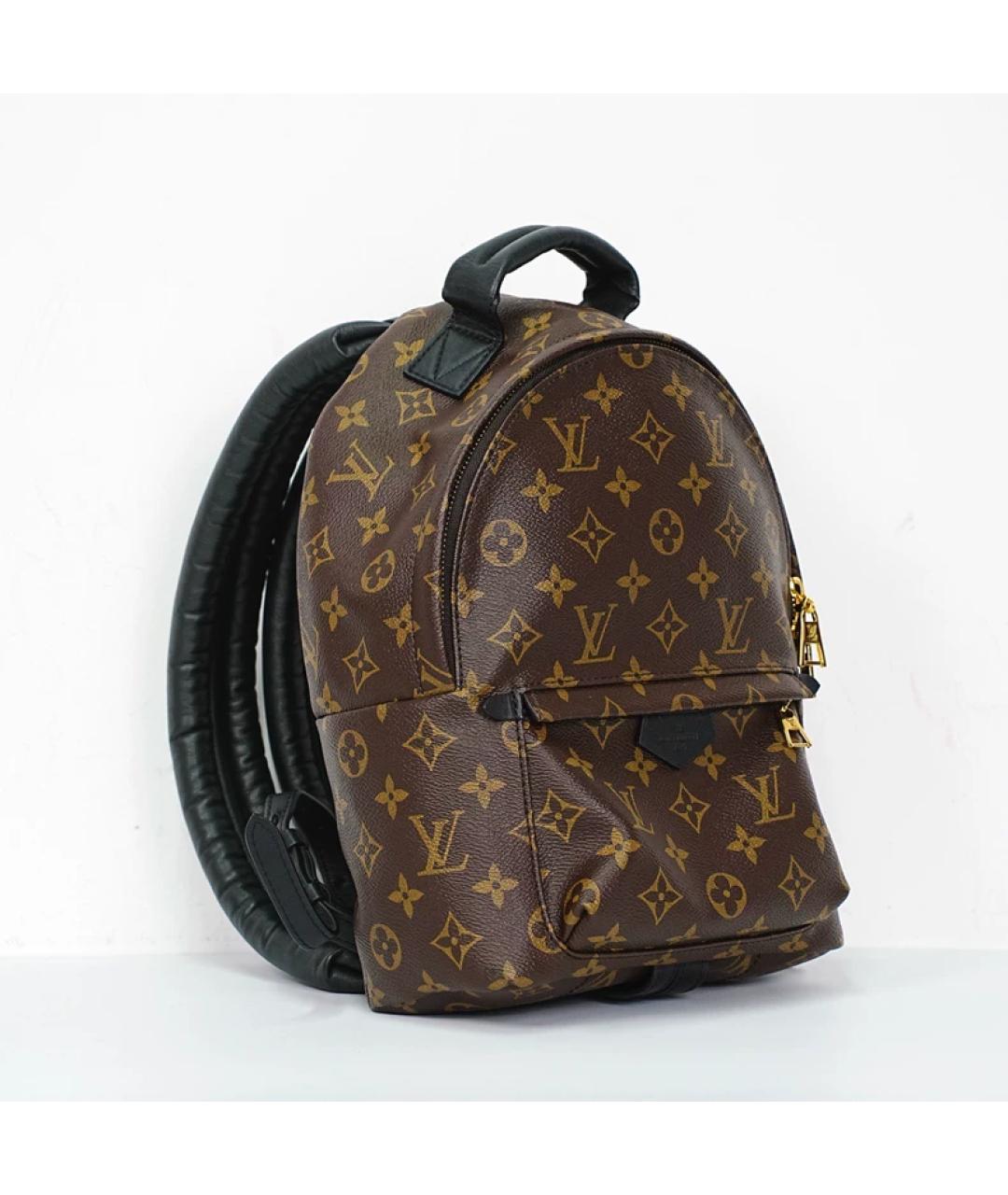 LOUIS VUITTON Коричневый кожаный рюкзак, фото 9