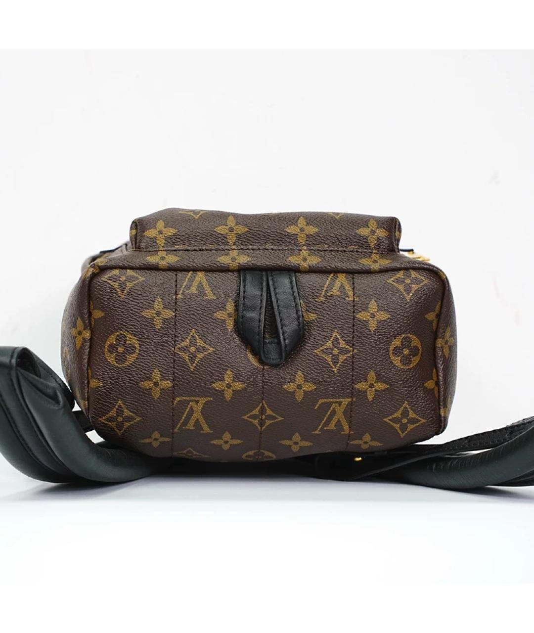 LOUIS VUITTON Коричневый кожаный рюкзак, фото 6