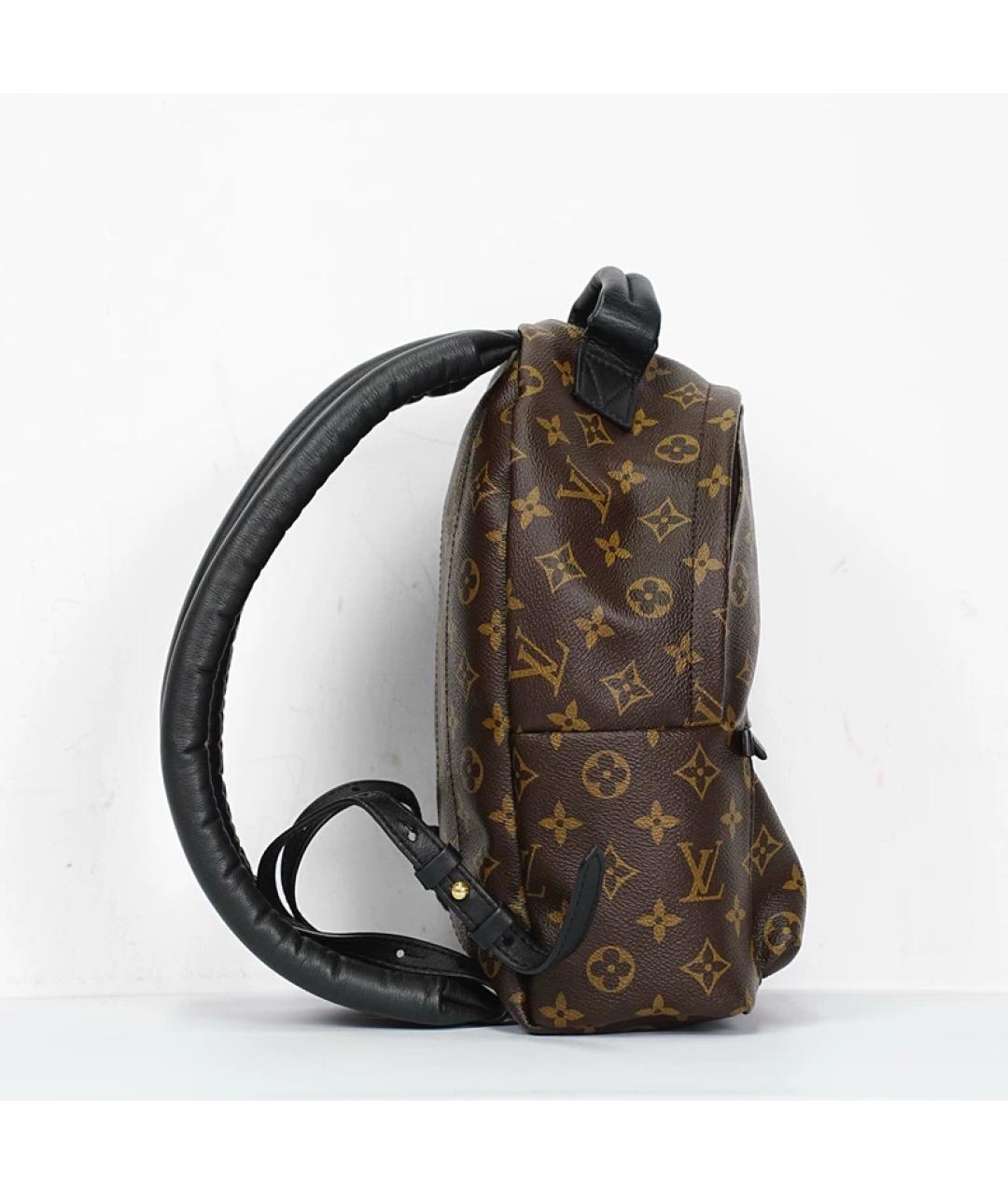 LOUIS VUITTON Коричневый кожаный рюкзак, фото 4