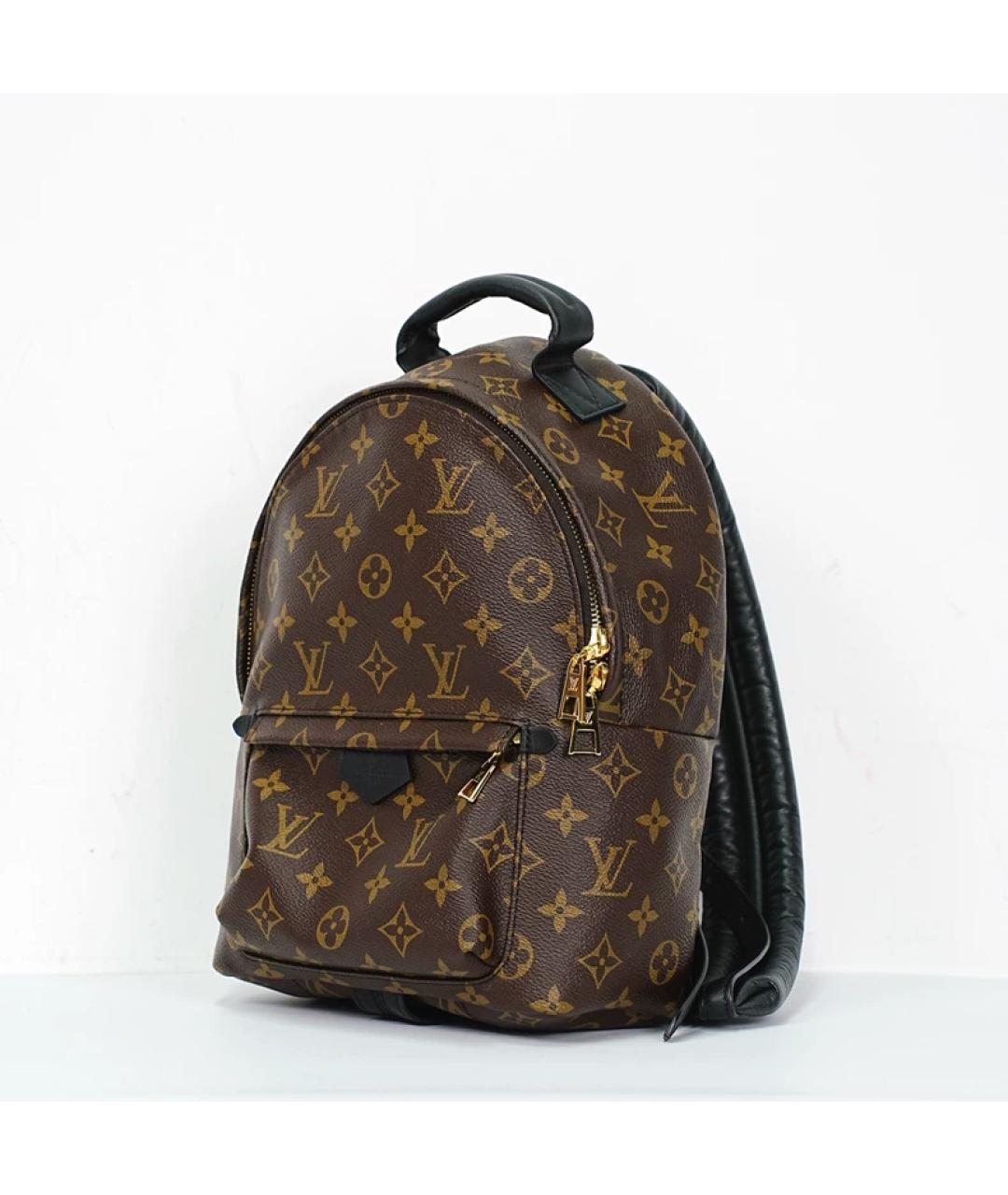 LOUIS VUITTON Коричневый кожаный рюкзак, фото 2