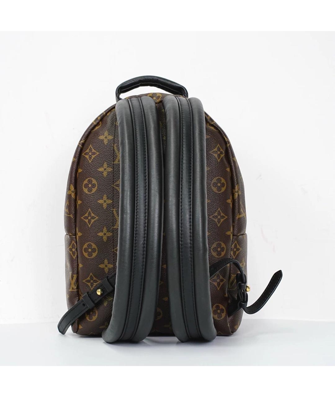 LOUIS VUITTON Коричневый кожаный рюкзак, фото 5