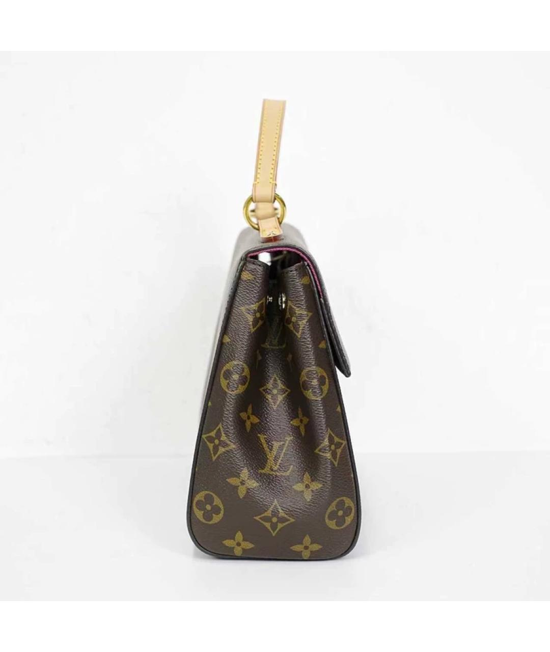 LOUIS VUITTON Коричневая сумка с короткими ручками, фото 4
