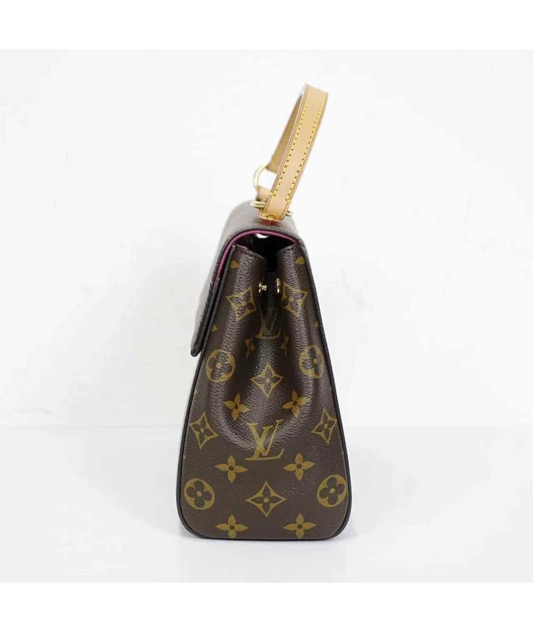 LOUIS VUITTON Коричневая сумка с короткими ручками, фото 6