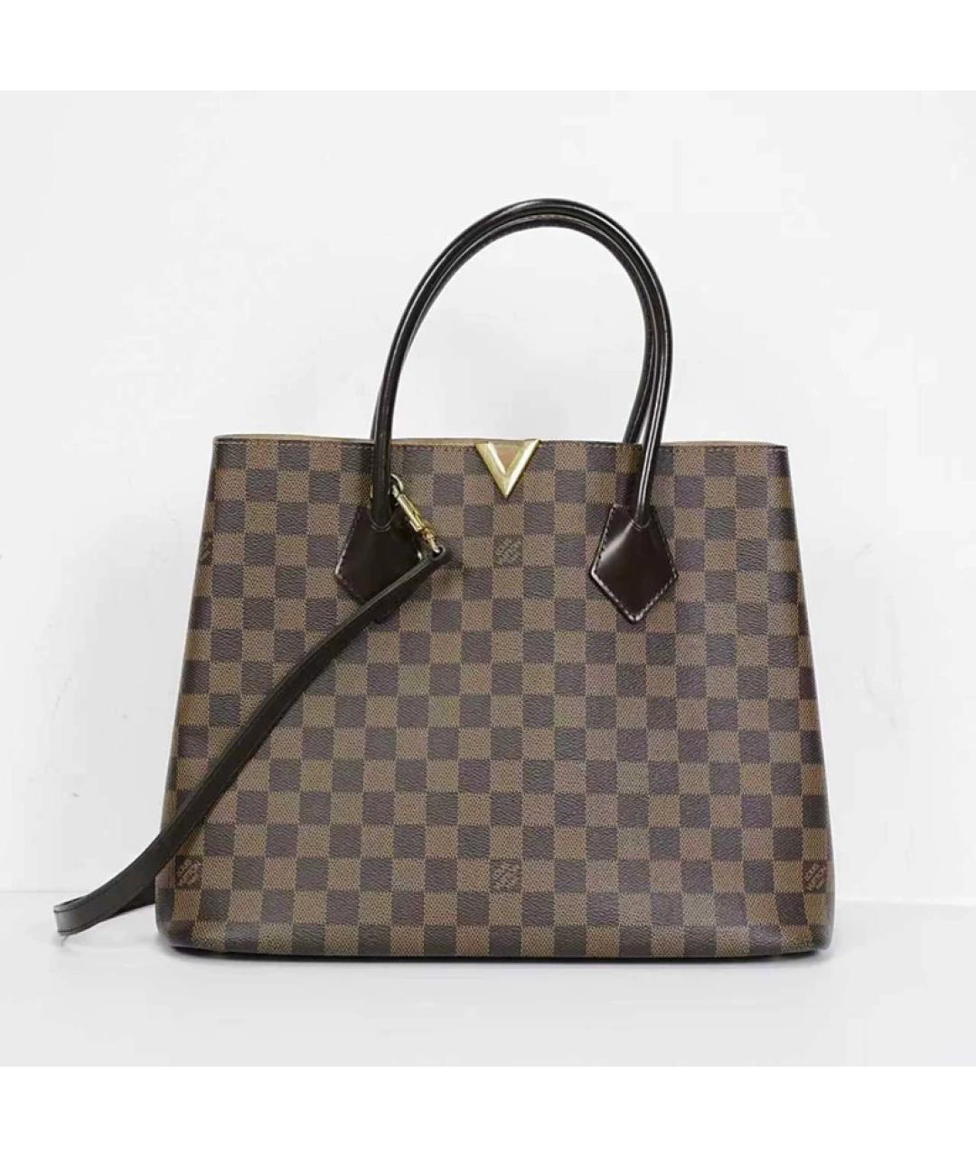 LOUIS VUITTON Коричневая сумка с короткими ручками, фото 10